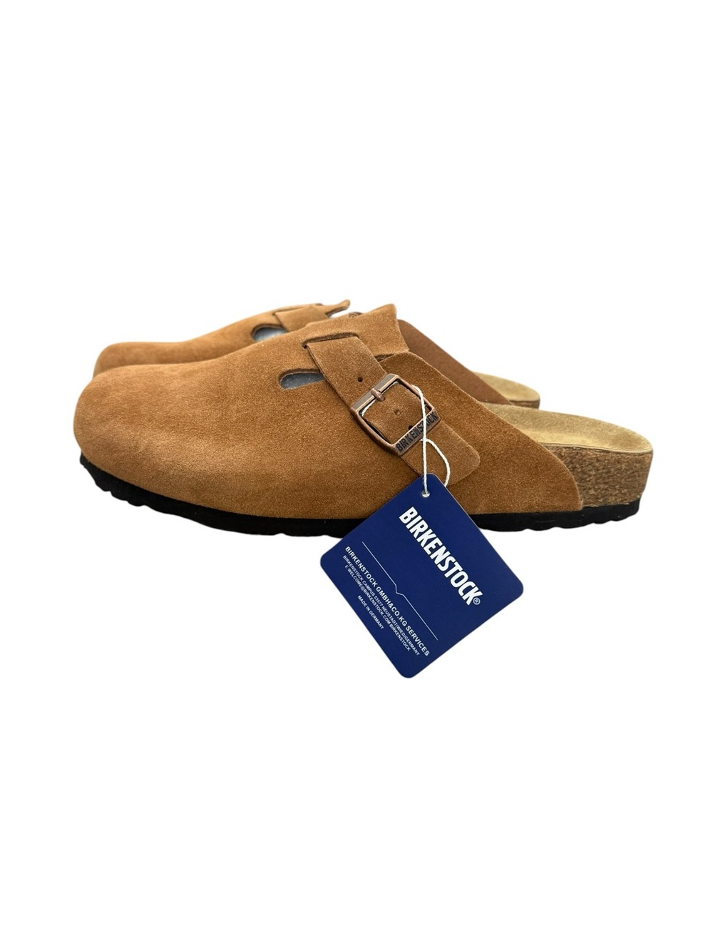 New! Authentic Birkenstock Boston Suede Clog — Mink Size 39